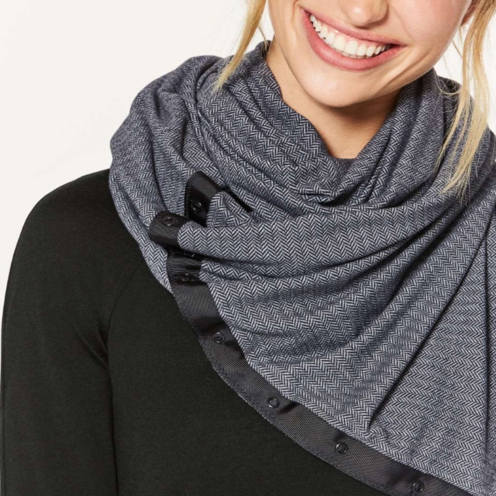 Vintage Lululemon Vinyasa Scarf Heathered Herringbone